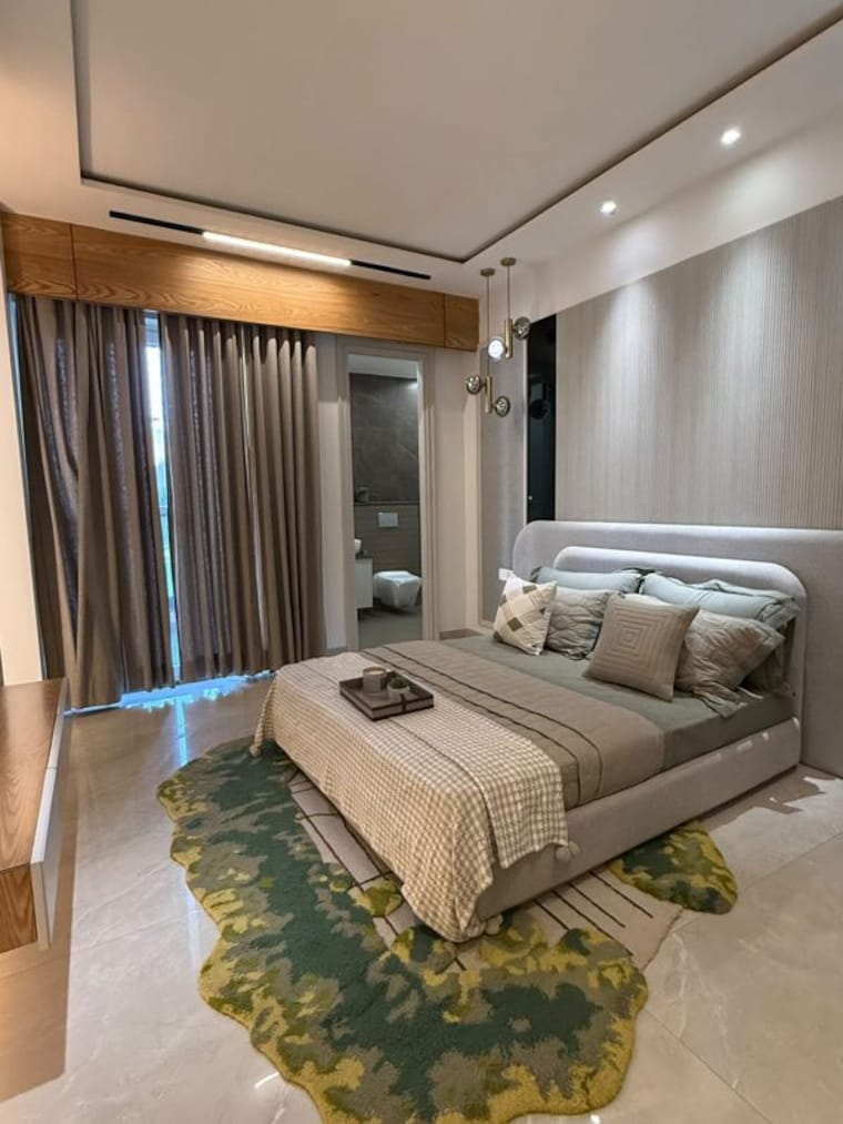 Bedroom, urban-the-zirk 3 Bedroom 1990 Sq.Ft. Apartment In Nabha Zirakpur 10603889