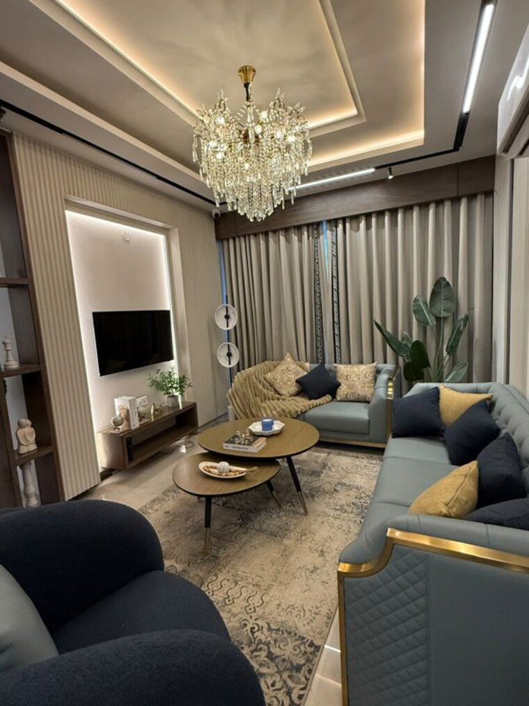 Living Room, urban-the-zirk 3 Bedroom 1990 Sq.Ft. Apartment In Nabha Zirakpur 10603889