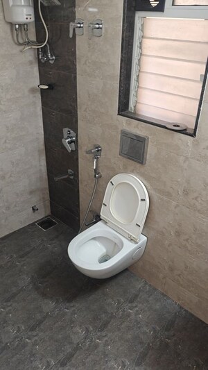 Bathroom in 1 BHK Apartment at Veena Senterio, Chembur – for Sale