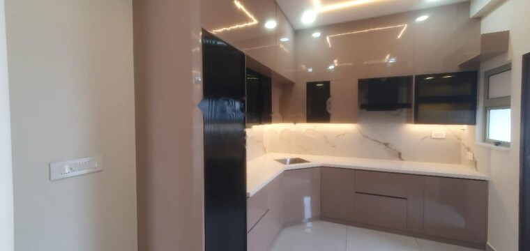 Kitchen, hallmark-treasor 3 Bedroom 2200 Sq.Ft. Apartment In Narsingi Hyderabad 10603970