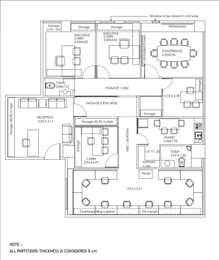 Floor Plan, kolte-patil-city-point Commercial Office Space 2450 Sq.Ft. In Sangamvadi Pune 10603999