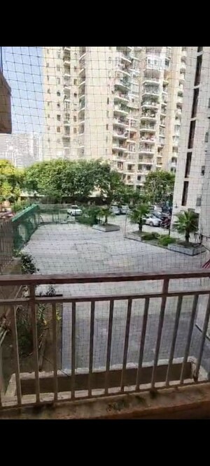Balcony in 3 BHK Apartment at JKG Heights, Vasundhara Sector 6 – for Rent