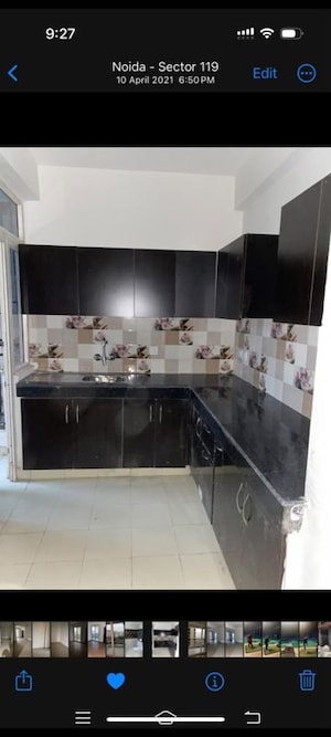 Kitchen in 3 BHK Apartment at JKG Heights, Vasundhara Sector 6 – for Rent