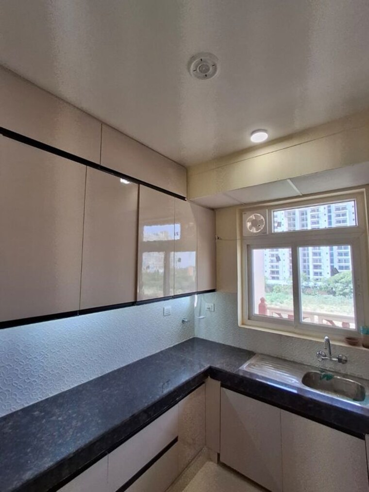 Kitchen, hfl-presidency-estate 3 Bedroom 1605 Sq.Ft. Apartment In Alwar Bypass Road Bhiwadi 10604080