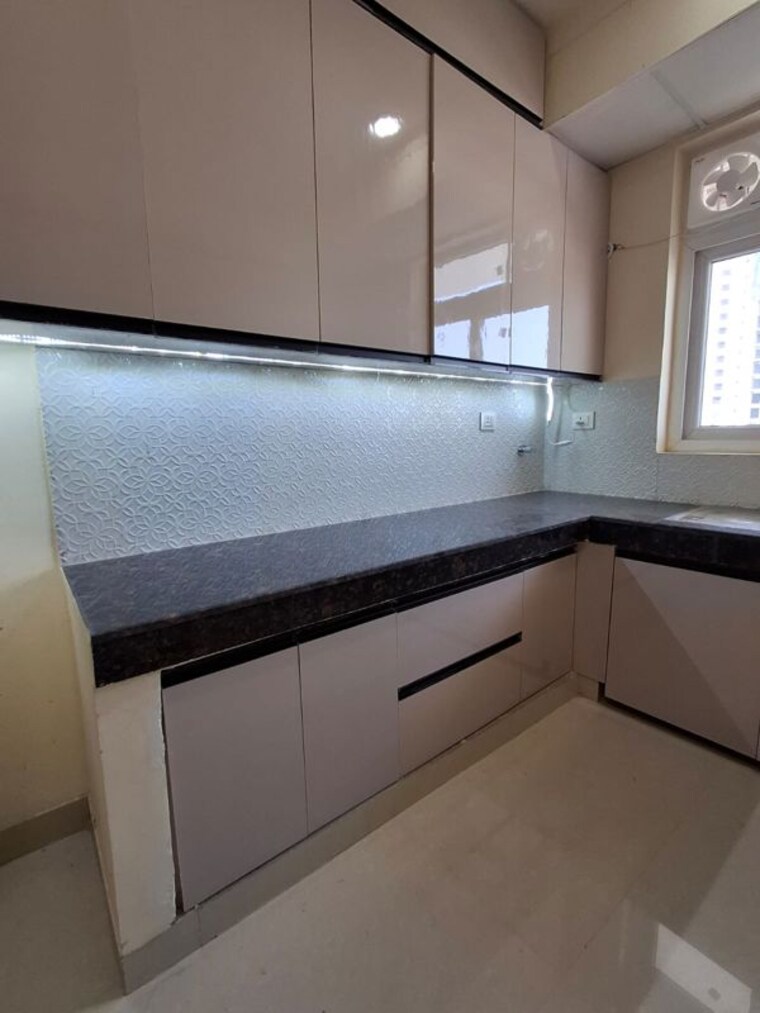 Kitchen, hfl-presidency-estate 3 Bedroom 1605 Sq.Ft. Apartment In Alwar Bypass Road Bhiwadi 10604080