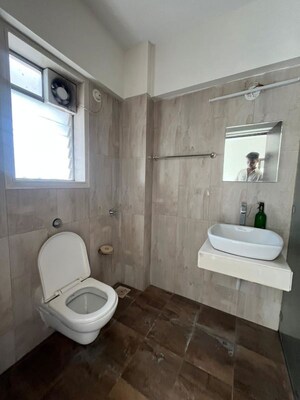 Bathroom in 3 BHK Apartment at Romell Umiya Grandeur, Goregaon East – for Rent