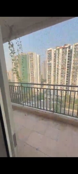 Balcony in 4 BHK Apartment at Exotica Elegance, Vaibhav Khand – for Rent
