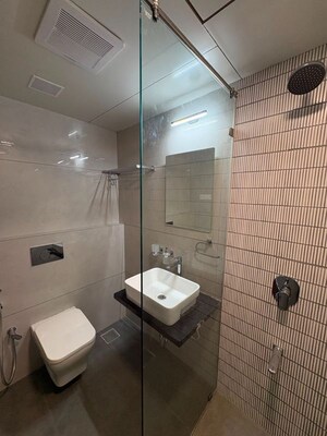 Bathroom in 3 BHK Apartment at MICL Aaradhya Evoq, Juhu – for Rent