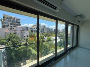Balcony in 3 BHK Apartment at MICL Aaradhya Evoq, Juhu – for Rent