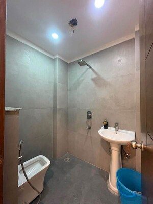 Bathroom in 2 BHK Builder Floor at Chattarpur – for Rent