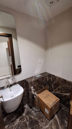 Attached Bathroom in 4 BHK Builder Floor at DLF Queens Court, Greater Kailash ii – for Sale