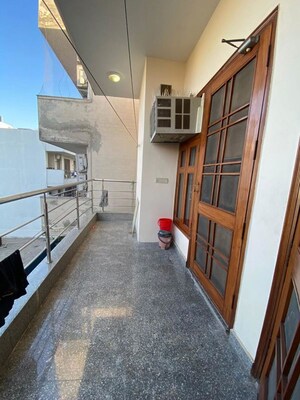 Balcony in 3 BHK Builder Floor at Sector 45 – for Rent