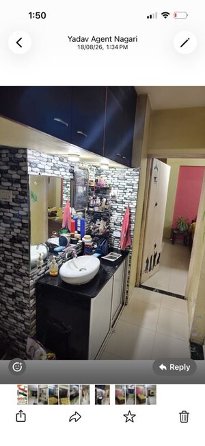 Team Area in 1 BHK Apartment at Prakruti Park, Brahmand – for Rent