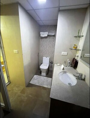 Bathroom in 3 BHK Apartment at Shri Ram Apartments Butler Colony, Butler Colony – for Rent