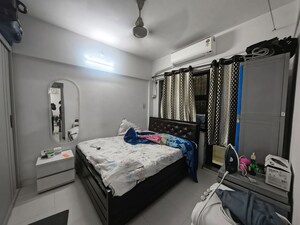 Bedroom in 1 BHK Apartment at Adhiraj Kaveri CHS, Sector 5 Kharghar – for Rent