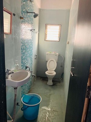 Bathroom in 3 BHK Apartment at Padmachaya CHS, Kharadi – for Rent