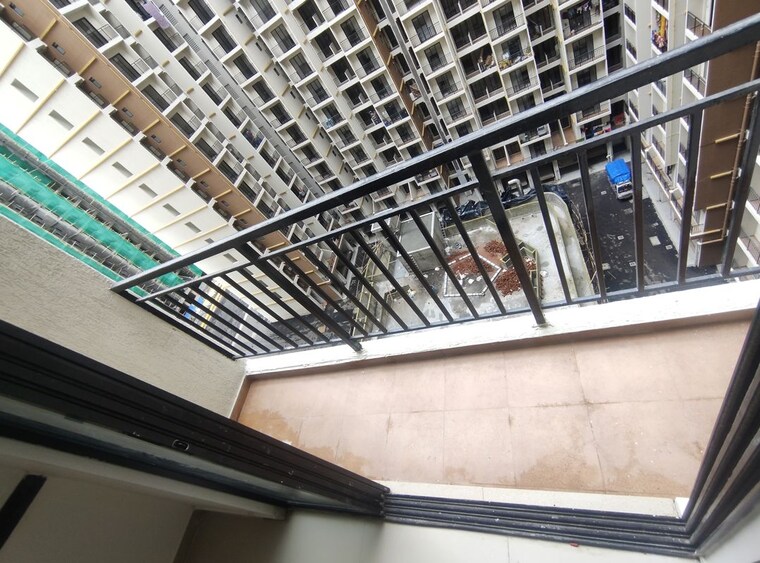 Balcony, conceptual-suraksha-smart-city 1 Bedroom 375 Sq.Ft. Apartment In Vasai East Palghar 10604323