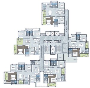 Floor Plan in 3 BHK Apartment at Sumadhura Sarang, Doddabanahalli – for Sale