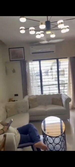Bathroom in 3 BHK Apartment at Interface Building, Malad West – for Rent