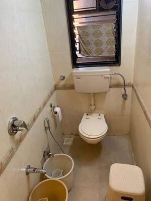 Bathroom in 2 BHK Apartment at Bandra West – for Rent