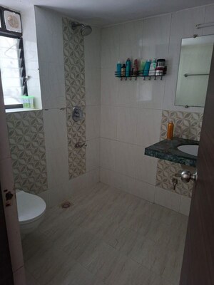 Bathroom in 2 BHK Apartment at Khar West – for Rent