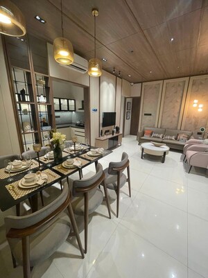 Dining area in 3 BHK Apartment at AR Mirador, Wakad – for Sale