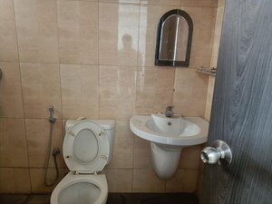 Bathroom in 3 BHK Apartment at Indu Fortune Fields Villas, Kukatpally – for Rent