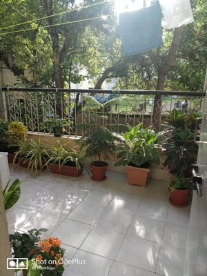 Balcony in 1 BHK Apartment at Green Field Apartment, Kothrud – for Rent