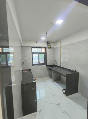 Kitchen in 3 BHK Apartment at Shree Kaveri Heights, Ghatkopar East – for Rent