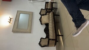 Living Room in 1.5 BHK Builder Floor at Lajpat Nagar 4 – for Rent