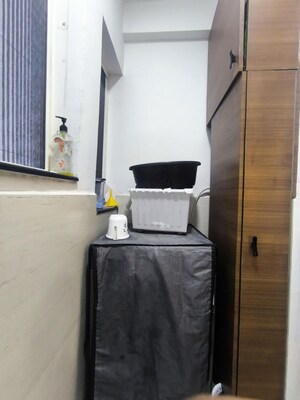 Bathroom in 3 BHK Apartment at Ambience Courtyard, Manikonda – for Rent