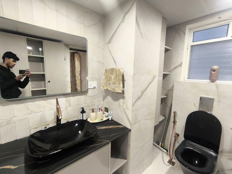 Kitchen, ambience-courtyard 3 Bedroom 2750 Sq.Ft. Apartment In Manikonda Hyderabad 10604598