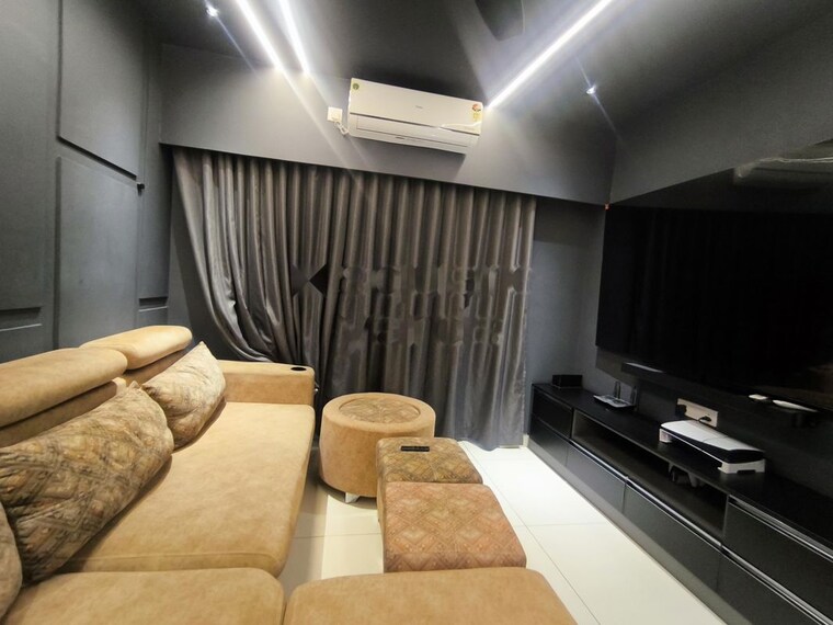 Living Room, ambience-courtyard 3 Bedroom 2750 Sq.Ft. Apartment In Manikonda Hyderabad 10604598