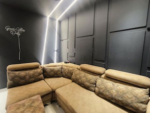 Living Room in 3 BHK Apartment at Ambience Courtyard, Manikonda – for Rent