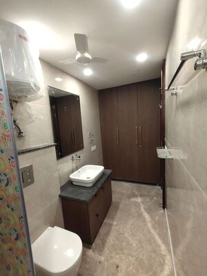 Bathroom in 3 BHK Builder Floor at Greater Kailash ii – for Rent