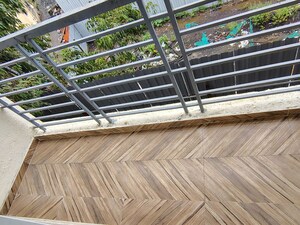 Balcony in 1.5 BHK Apartment at Ghansoli – for Rent