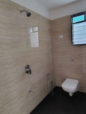Bathroom in 1.5 BHK Apartment at Ghansoli – for Rent