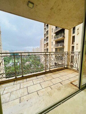 Balcony in 3 BHK Apartment at Hiranandani Cardinal, Ghodbunder Road – for Rent