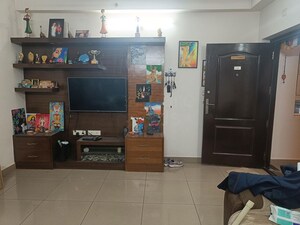 Living Room in 3 BHK Apartment at Aparna Sarovar, Nallagandla – for Rent