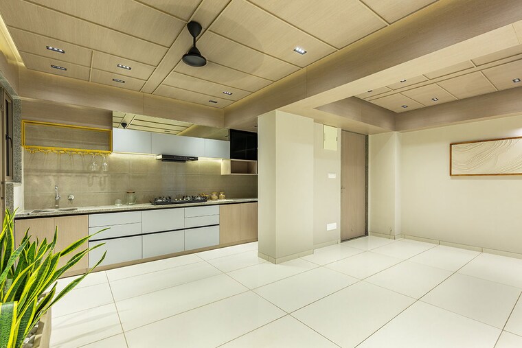 Kitchen, sun-skyview 3 Bedroom 1760 Sq.Ft. Apartment In Shela Ahmedabad 10604580