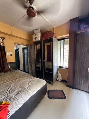 Bedroom in 1 BHK Apartment at Asmita Apartment, Airoli Sector 17 – for Rent