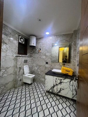 Bathroom in 4 BHK Builder Floor at Saket – for Rent