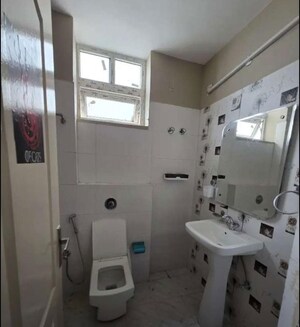 Bathroom in 3 BHK Apartment at Ambala Highway – for Rent