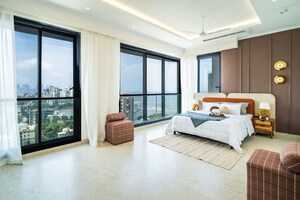 Bedroom in 4 BHK Apartment at KL Astoria, Bandra West – for Sale