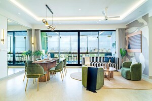 Living Room in 4 BHK Apartment at KL Astoria, Bandra West – for Sale