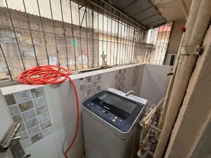 Balcony in 2 BHK Apartment at Swastik Residency 1, Ghodbunder Road – for Rent