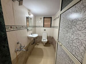 Bathroom in 2 BHK Apartment at Swastik Residency 1, Ghodbunder Road – for Rent
