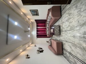 Living Room in 3 BHK Builder Floor at Aerocity – for Rent