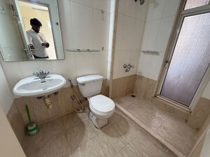 Bathroom in 2 BHK Apartment at Hiranandani Estate Corsica, Ghodbunder Road – for Rent