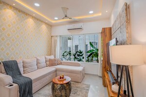 Living Room in 2 BHK Apartment at Romell Aether, Goregaon East – for Sale